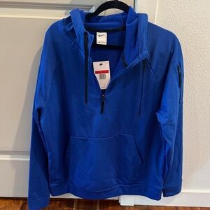 Nike Royal Blue Half-Zip Hoodie